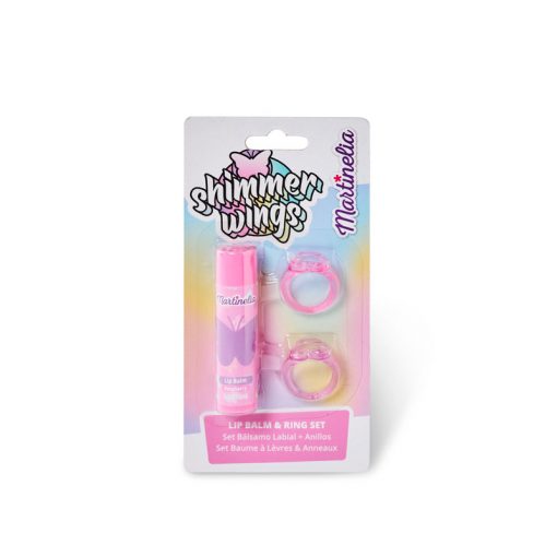 Martinelia Shimmer Wings Lip Balm & Ring Set