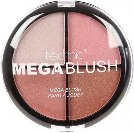 Technic Mega Blush Quad Pink - Vegan