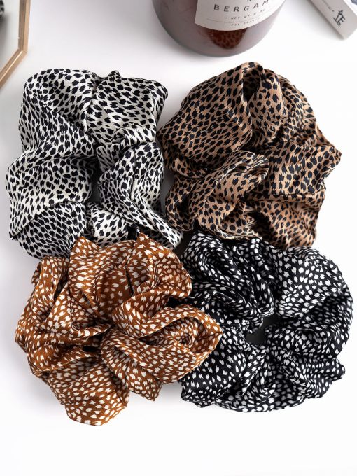 SCRUNCHIE XL ANIMAL PRINT SATIN