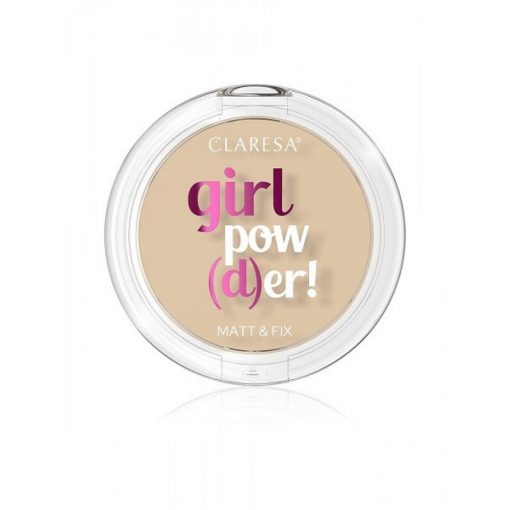 Claresa Girl Powder! Pressed Powder No 02 Natural Beige  12gr