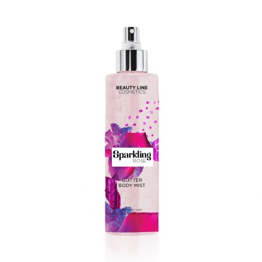 Sparkling Rose Glitter Body Mist 200ml