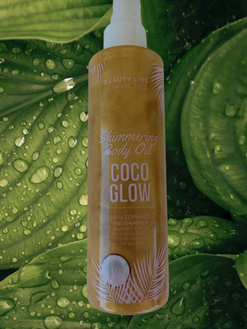 Shimmering Body Oil Glitter  Coco Glow